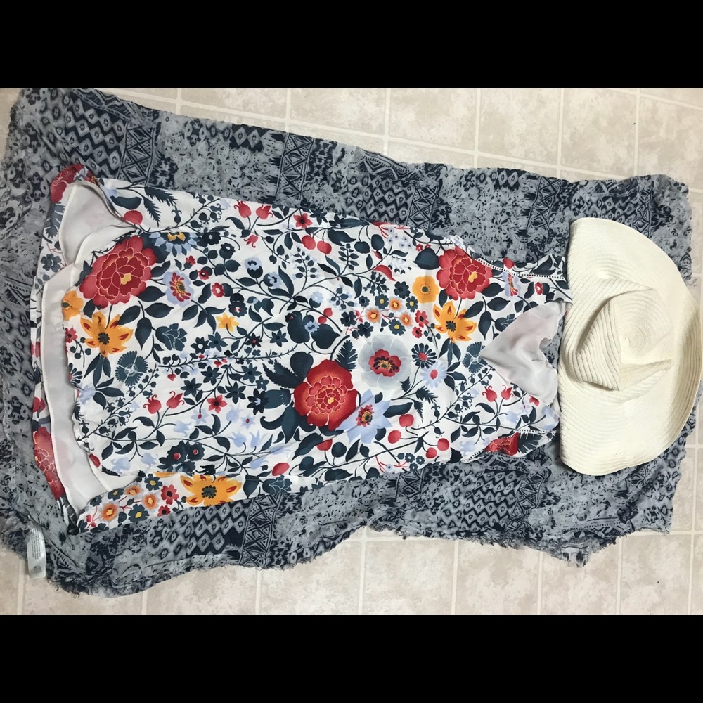 Loft 00Petite floral dress.